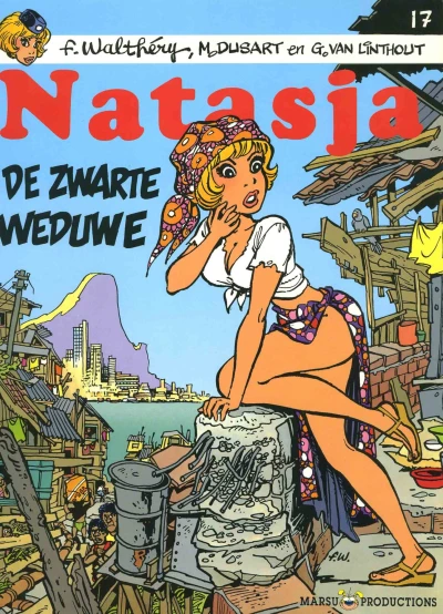 Cover of De zwarte weduwe
