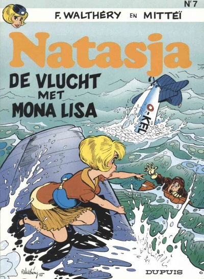 Cover of De vlucht met Mona Lisa