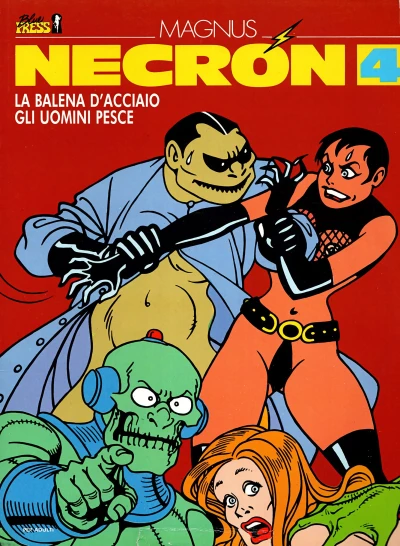 Cover of La balena d'accaio; Gli uomini pesce