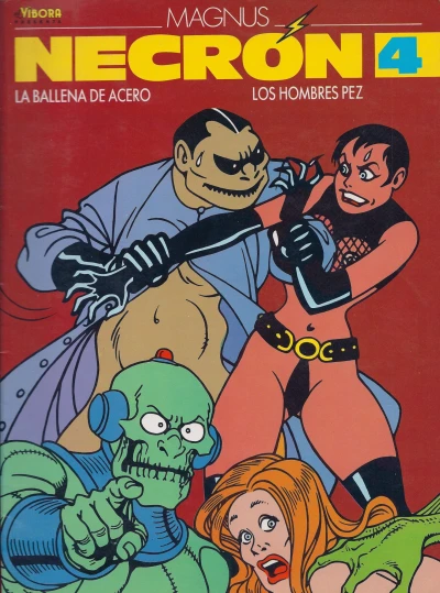 Cover of La ballena de acero; Los hombres pez