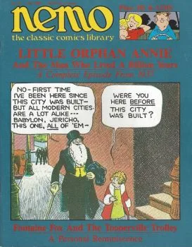 Cover of Little Orphan Annie and the Man that Lived a Billion Years