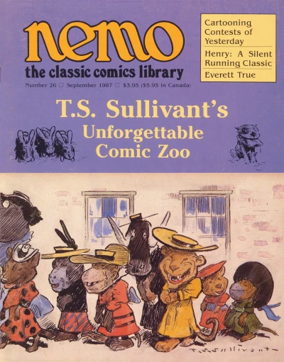Cover of T.S. Sullivant's Unforgettable Comic Zoo