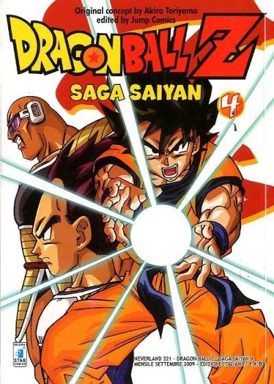 Cover of Dragon ball Z - Saga saiyan 4