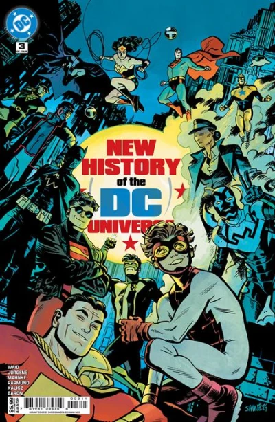 Cover of Book Three; New History of the DC Universe Timeline, Part Three