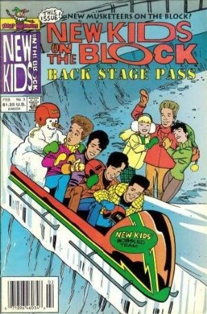 Cover of New Mushketeers On The Block; Going Zoo; Cold Comfort; Speechless; Newkidland