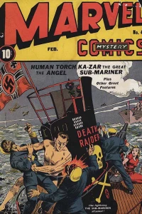 New York Hit by Green Flame