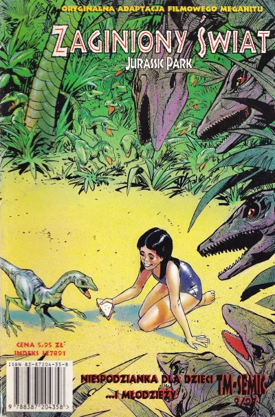 Cover of Jurassic Park: Zaginiony świat