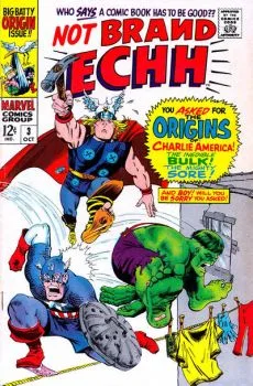 Cover of The Origin of Sore, Son of Shmodin; The Origin of Brucie Banter... and Friend; The Honest-to-Irving, True-Blue, Top-Secret Original Origin Of Charlie America!; The Bad Guys All Win!