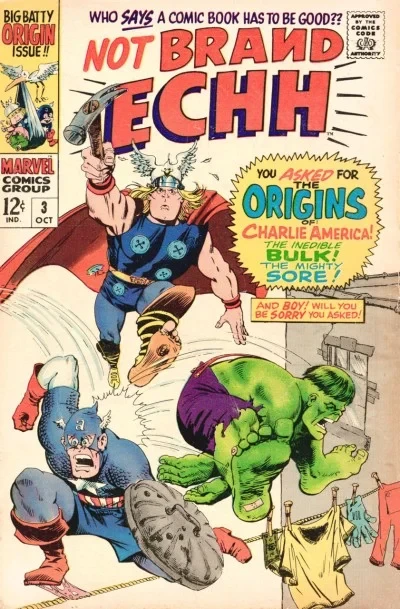 Cover of The Origin of Sore, Son of Shmodin; The Origin of Brucie Banter... and Friend; The Honest-to-Irving, True-Blue, Top-Secret Original Origin Of Charlie America!; The Bad Guys All Win!