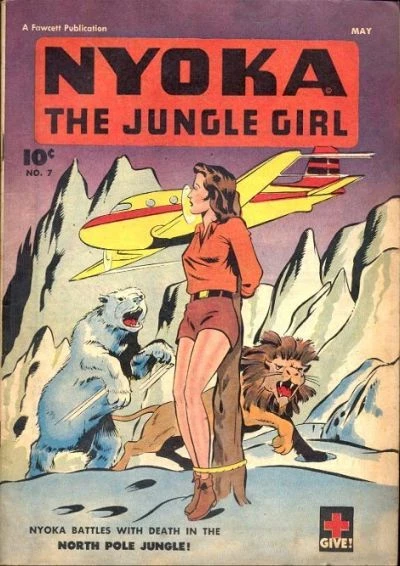 Cover of Death in the North Pole Jungle, Nyoka and the Gazelle Boy