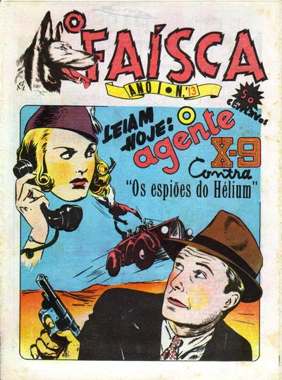 Cover of O Agente X-9 contra "Os espiões do Hélium"