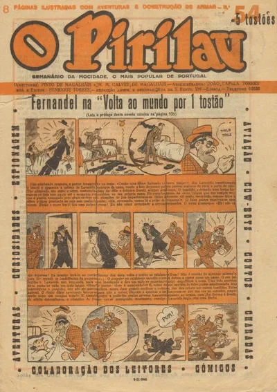 Cover of Fernandel na "Volta ao mundo por 1 tostão"