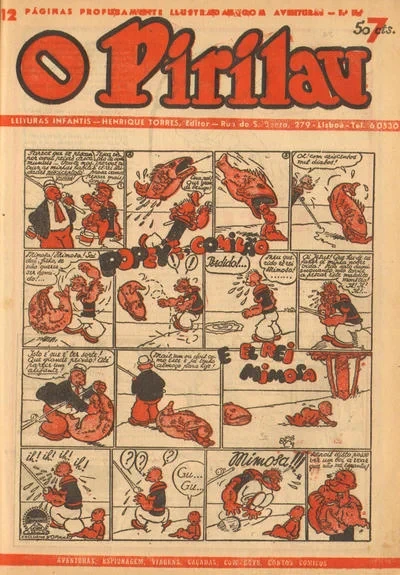 Cover of Popeye, Comilão e El Rei Mimosa