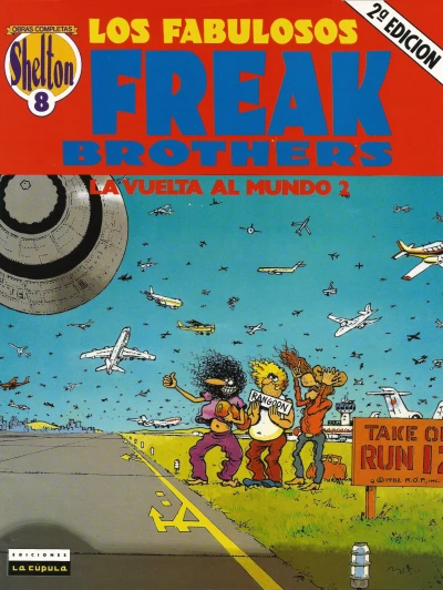 Cover of Los fabulosos Freak Brothers: La vuelta al mundo 2