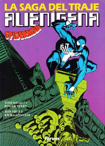 Cover of Spiderman : La Saga del Traje Alienigena