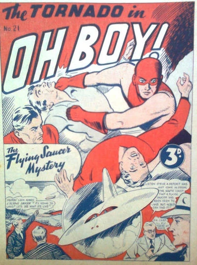 Cover of The Tornado in The Flying Saucer Mystery