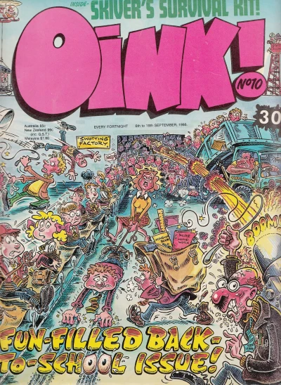 Cover of Oink! 10 - Back To School issue