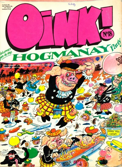 Cover of Oink! 18 - Hogmanay issue
