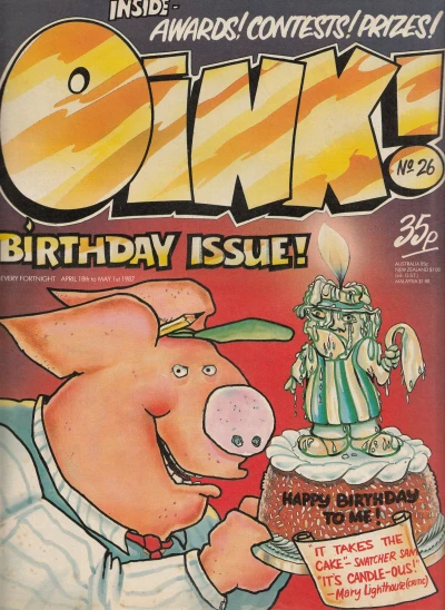 Cover of Oink! 26 - Birthday issue