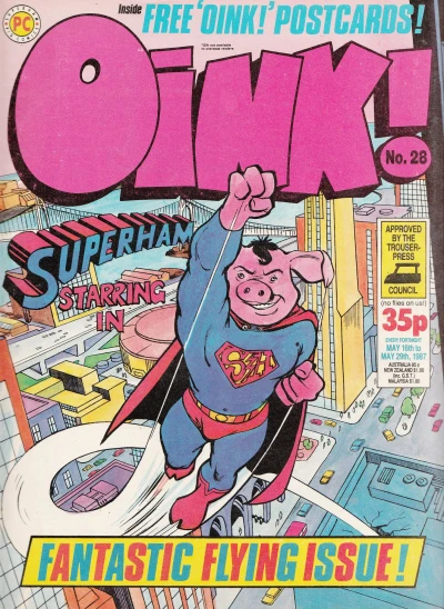 Cover of Oink! 28 - Flying issue