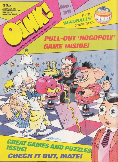 Cover of Oink! 39 - Games and Puzzles issue