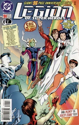 Cover of OK C.O.M.P.U.T.O.;  Reflections; All Together Now; Brainiac Adventures; The Fires of Creation; Legion Outpost