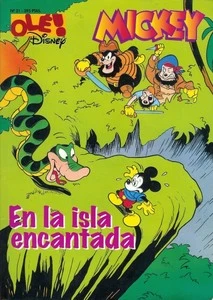 Cover of Mickey en la isla encantada