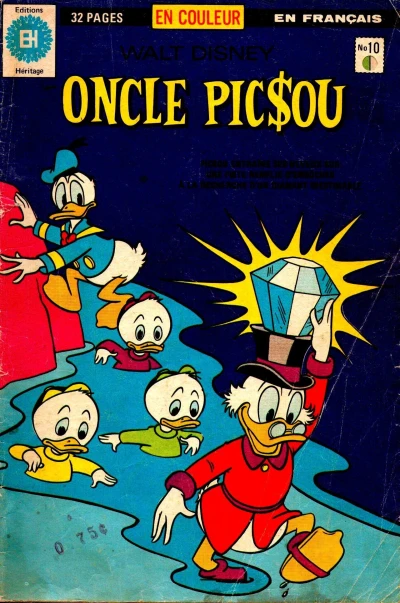 Cover of Le Diamant d'un Zillion de Dollars; Le Soulèvement du Rikki-Tikki; Sandwich Automatique