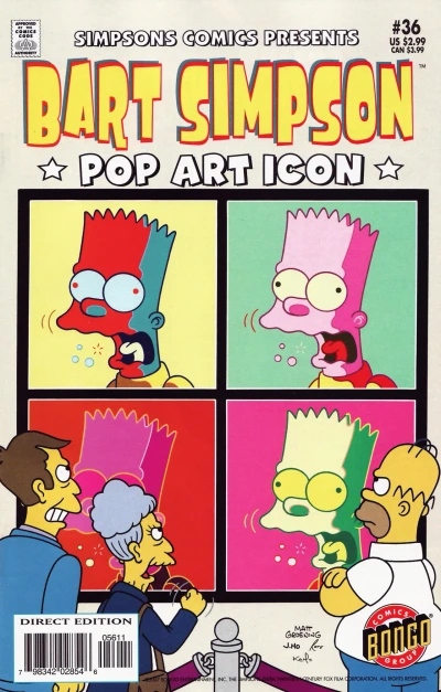Cover of One Flew Over the Retirement Castle; Bart vs Bart; Millhouse Van Houten in Going Postal; One For All and Alpha One