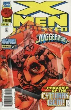 Cover of Onslaught Impact 2: The Juggernaut-Prisoner of the Cyttorak Gem !