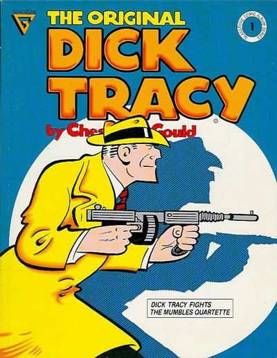 Cover of Dick Tracy Fights the Mumbles Quartette