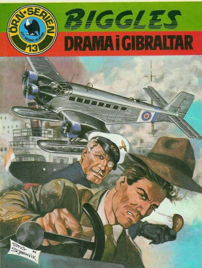 Cover of Biggles Drama i Gibraltar