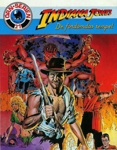 Cover of Indiana Jones: De fördömdas tempel