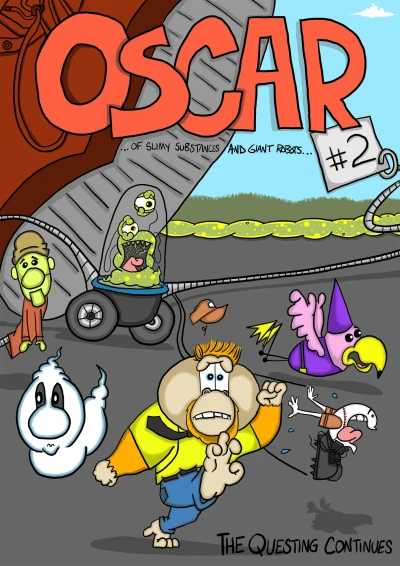 Cover of Of Slimy Substances and Giant Robots