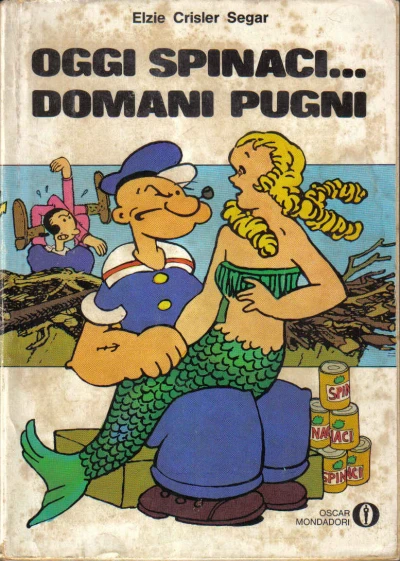 Cover of Oggi Spinaci... Domani Pugni