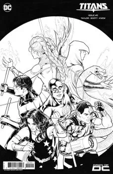 Cover of Nicola Scott Incentive B&W Variant (1:50)