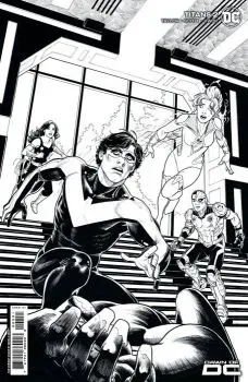 Cover of Nicola Scott Incentive B&W Variant (1:50)