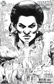 Cover of Nicola Scott Incentive B&W Variant (1:50)