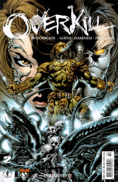 Cover of Witchblade - Aliens - Darkness - Predator