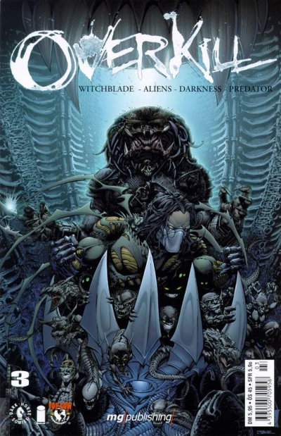 Cover of Witchblade - Aliens - Darkness - Predator