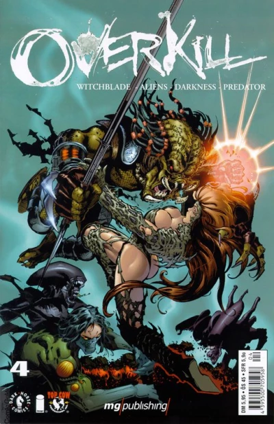 Cover of Witchblade - Aliens - Darkness - Predator