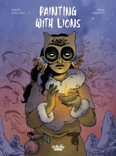 Cover of Painting with Lions