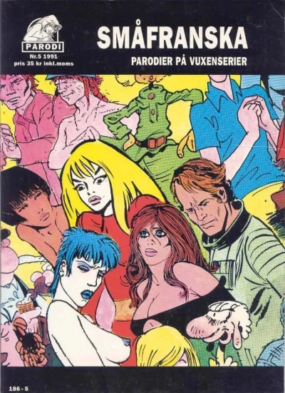 Cover of Småfranska: Parodier på vuxenserier