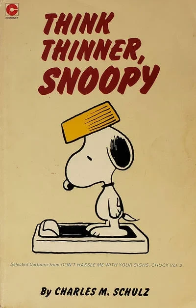 Cover of Think Thinner, Snoopy