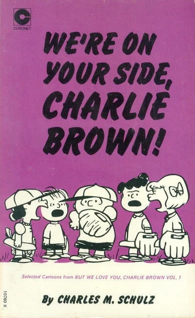 Cover of We're on Your Side, Charlie Brown!