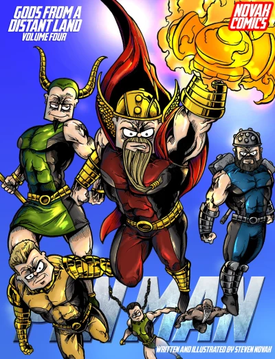 Cover of Volume Four: Gods From A Distant Land
