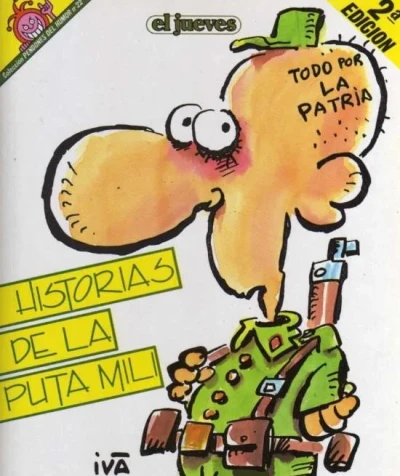 Cover of Historias de la puta mili
