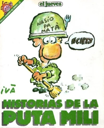 Cover of Historias de la puta mili