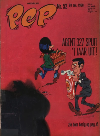 Cover of Agent 327 spuit 't jaar uit!