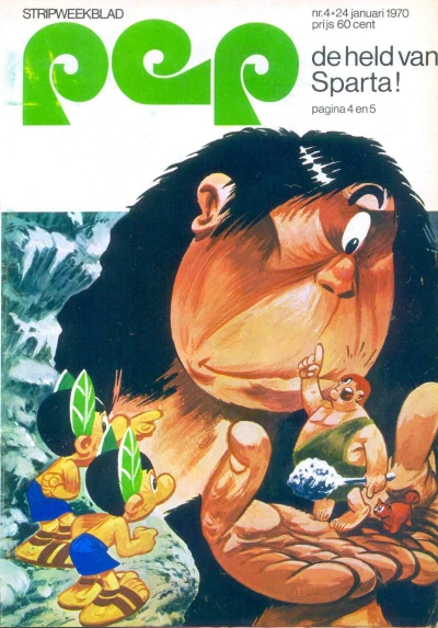 Cover of De held van Sparta